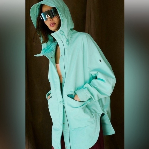 Free People Singing In The Rain Utility Packable Jacket - Picture 2 of 3